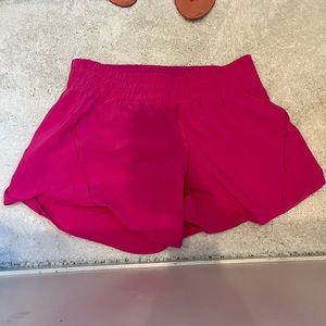 Sonic Pink lululemon shorts